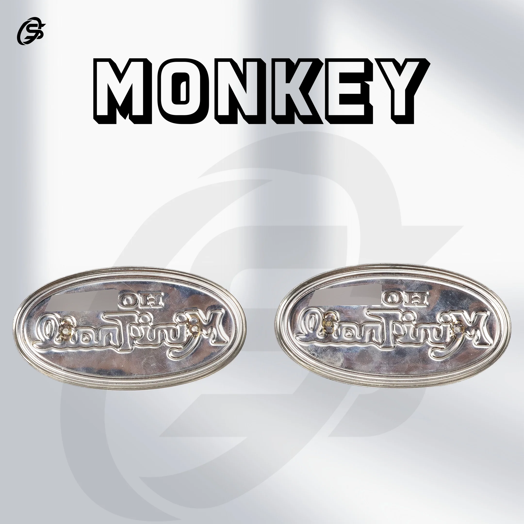 Z50 K2 Emblems Fuel Tank logo Monkey Z50 Emblems A Pair Z50 Parts Motorcycles Accessories
