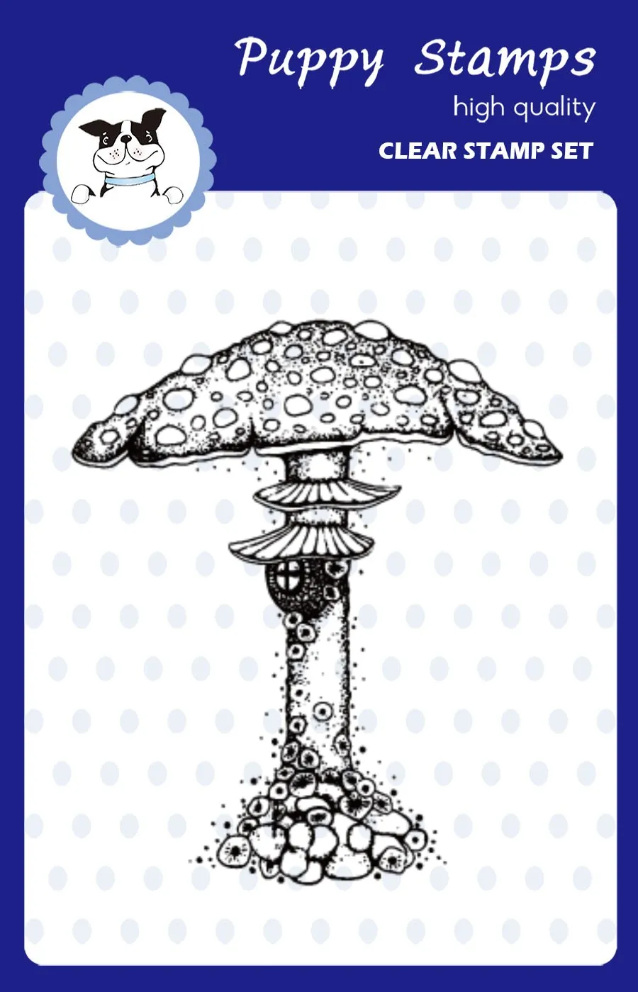 PUPPY STAMP 2023 New Mushrooms Mouse Witch Hat Clear Stamps Mold Craft Decoration Embossing Template DIY Greeting Card Handmade