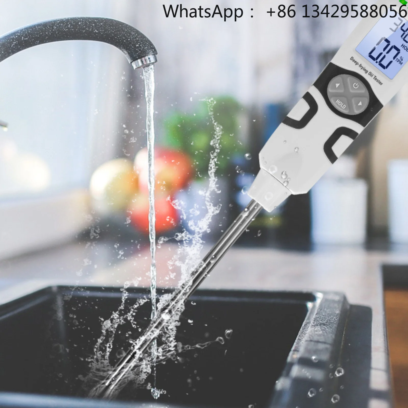 DT-70 Cooking Fryer Oil Tester with Sound and Visual Alarm, Oil Fryer Quality Tester for Frying Oil