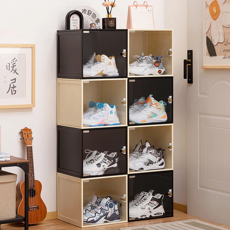 Door shoe cabinet high vertical entry cabinet integrated door corridor with extremely narrow household shoe rack multi-layer wit
