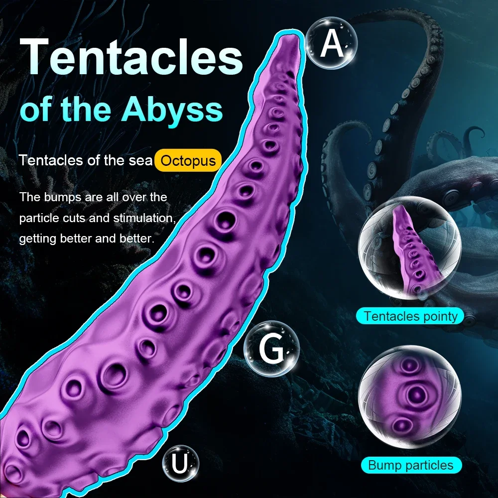 Octopus Tentakel Analvibrator für Damen 360° °   Rotation Monster Vagina Massger G-Punkt Klitoris Stimulator Dildo Erwachsene Sex Spielzeug Frauen