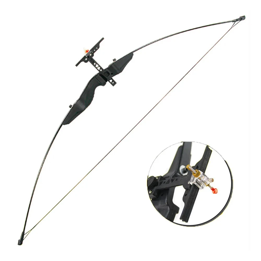 55 Inches Straight Bow 30 Lbs Recurve Bow with Sight Arrow Rest Nylon Resin Riser for Archery Hunting Shooting