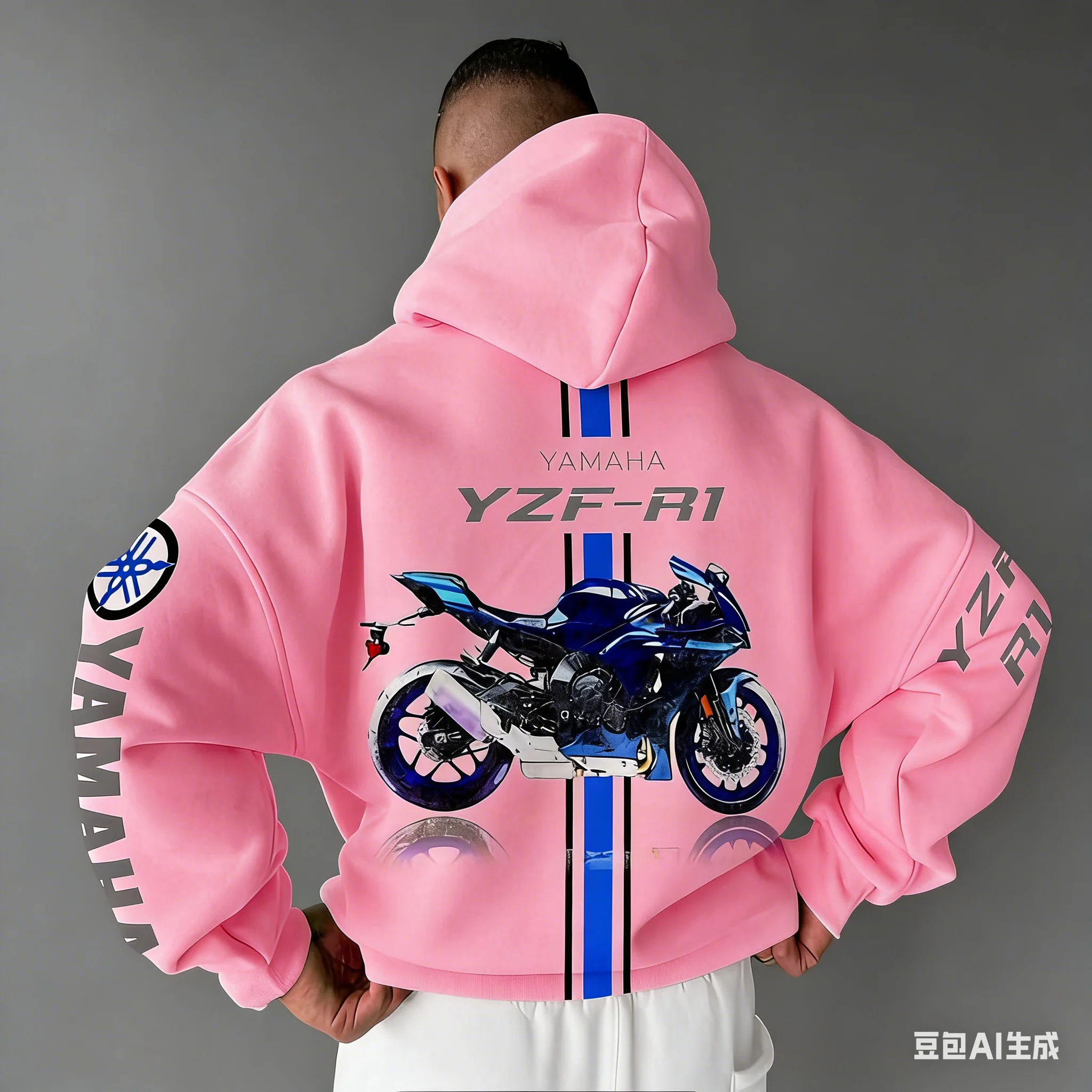 

Новая толстовка Yamaha R1 для мотоциклистов, коллекция Весна 2026, унисекс, комфортная и повседневная, модная спортивная одежда