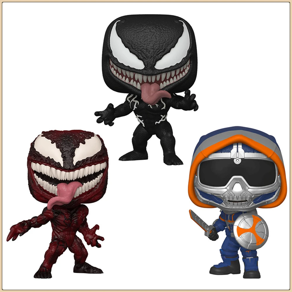 Funko Pop Marvel Action Toy Figures Venom Carnage Black Widow Taskmaster Periphery Collect Model Decoration Popular Gift for Kid