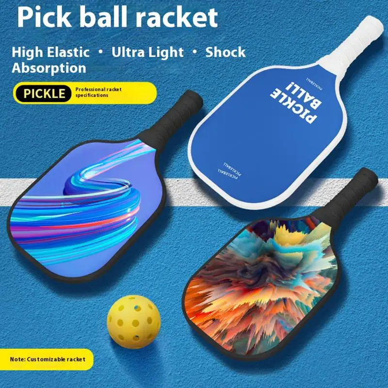 Pickle Ball Sport Racket Sports Pickle Ball Paddle Honeycomb Panel Design Fiberglass Beach Paddle Ball Rackets Lightweight