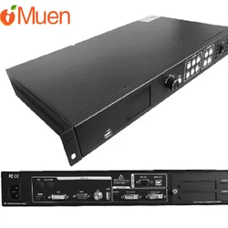 Huidu HDP601 Video Processor User for LED Display Screen Best Price Max Can Install 2 pcs Synchronous Sending Card HD HDMI