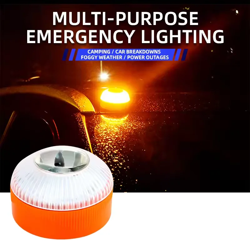 

Car Emergency Beacon Light V16 Homologated USB Rechargeable/Battery model Magnetic Induction Strobe Light Car Emergency Light