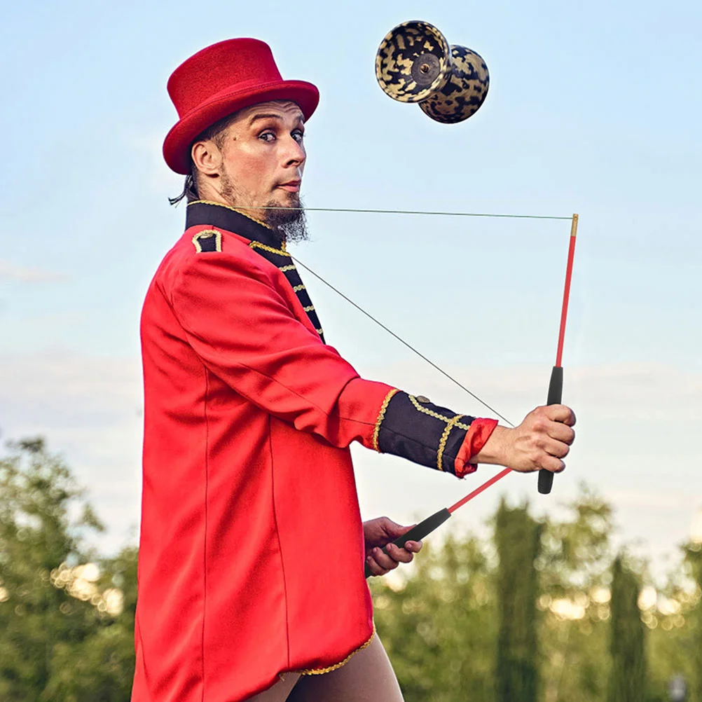 2-teiliges Diabolo-Shaker-Zubehör, professioneller Stabersatz, Outdoor-Fitness-Lager, traditionelles Jonglieren, Chinesisch