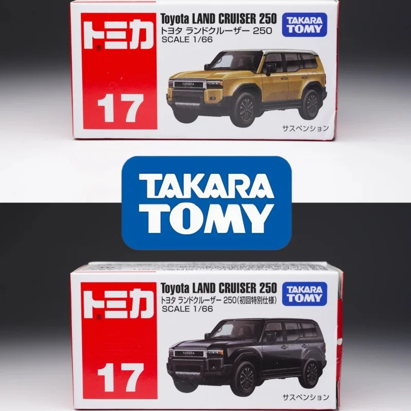 Takara Tomy Tomica Nr 17 Toyota Land Cruiser 250 Auto Legering Speelgoed Motorvoertuig Diecast Metaal Model Kinderen Kerstcadeau Speelgoed voor Jongens