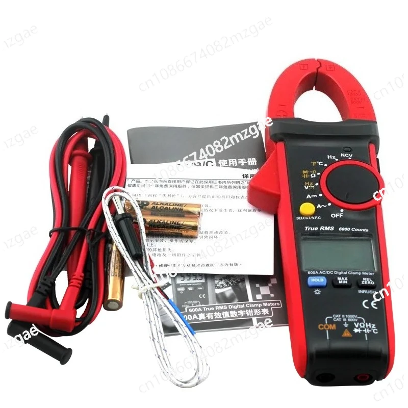 UT216C Voltmeter Ammeter Auto Range Tester 600a Digital Clamp Meter