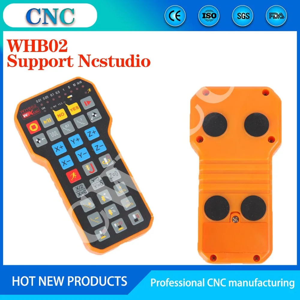 Nc Studio USB Wireless Remote Handle Weihong DSP Control Handle For CNC Engraving Cutting Machine XHC WHB02 NEWCARVE