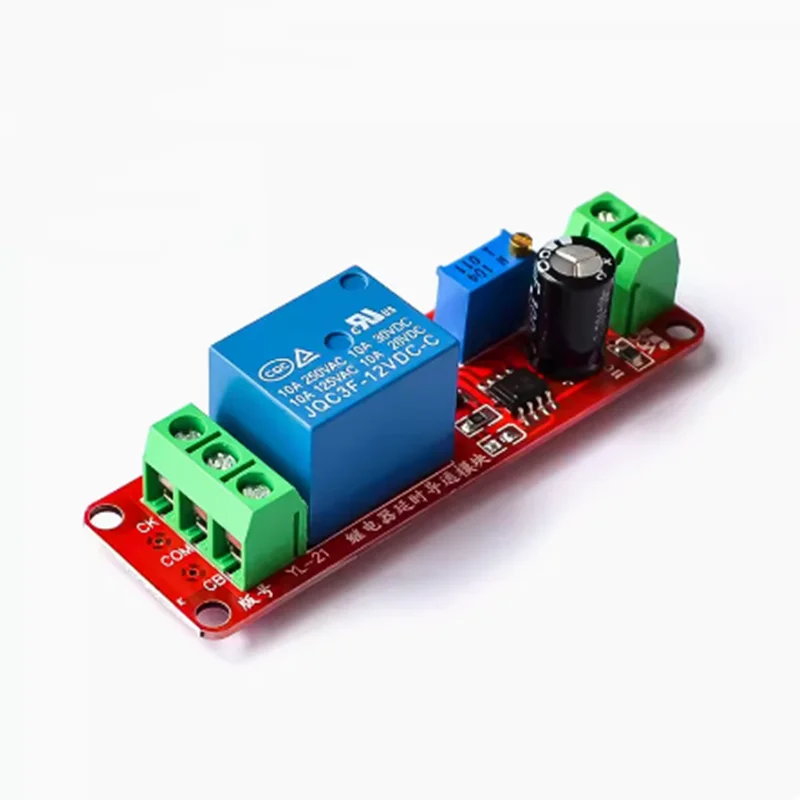 NE555 Timer Switch Adjustable Module Time delay Relay Module DC 12V Delay Connect / Disconnect Relay Shield Module