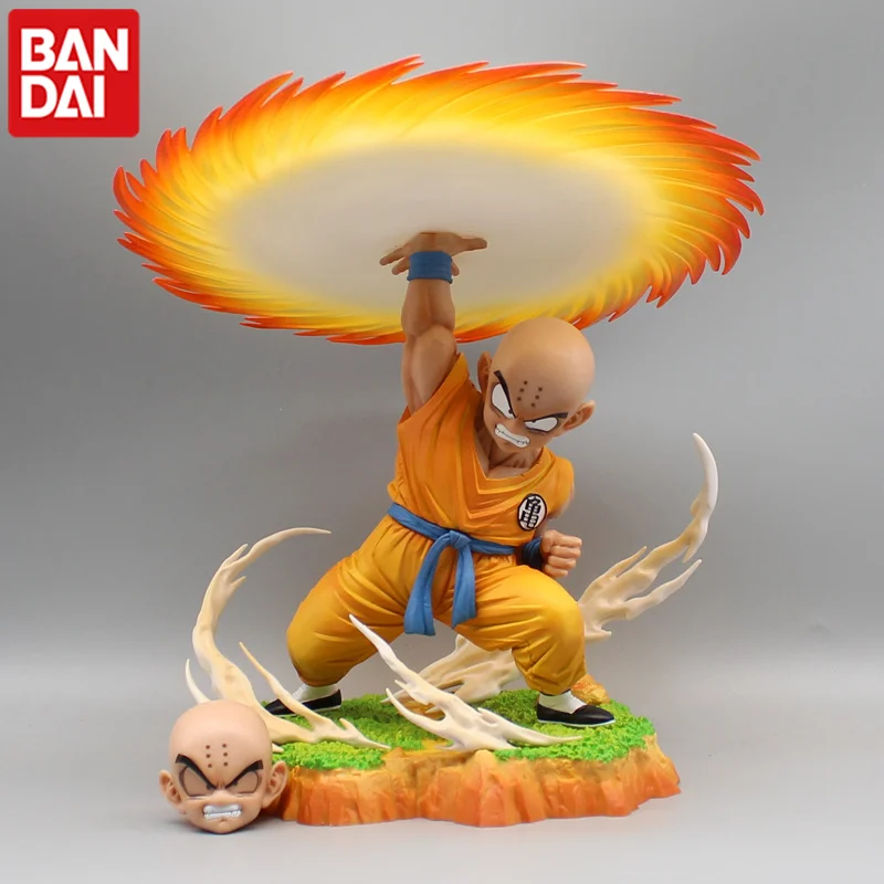 Cartoon Dragon Ball Cs Krillin Kienzan Vitality Cut Rp Scene Version Gk Action Figures Model Ornaments Animation Toy For Kid