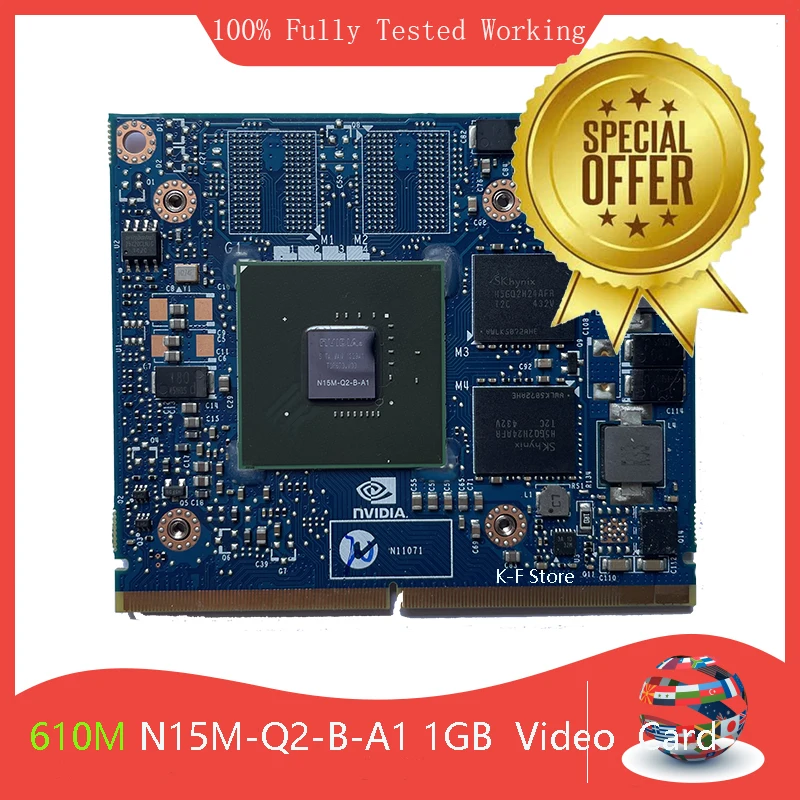 Quadro K610M GDDR5 1GB For iMac A1311 A1312 HD6970m Upgrade Laptops Graphic Video Card HP DELL zbook15 728554-001 N15M-Q2-B-A1