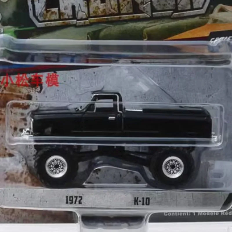 Greenlight Diecast 1:64 مقياس 1972 K-10 سبيكة محاكاة نموذج سيارة مجموعة ثابتة زينت هدايا العيد اللعب هدية تذكارية #1