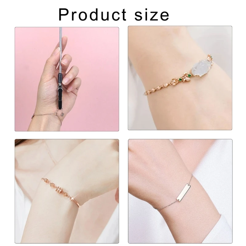 Practical Jewelry Hooking Equipment Multiunctional Bracelet Helper Jewelry Clasp Fastener for Easy Application