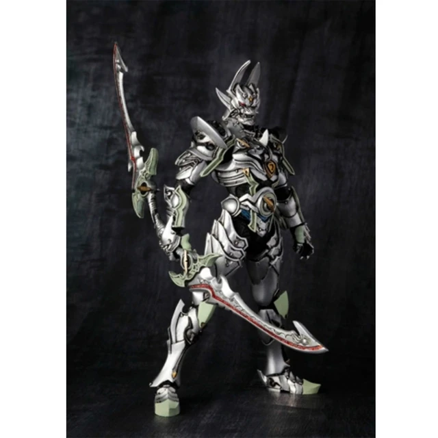 Bandai Original GARO Action Figures Silver Fang Knight Absolute 