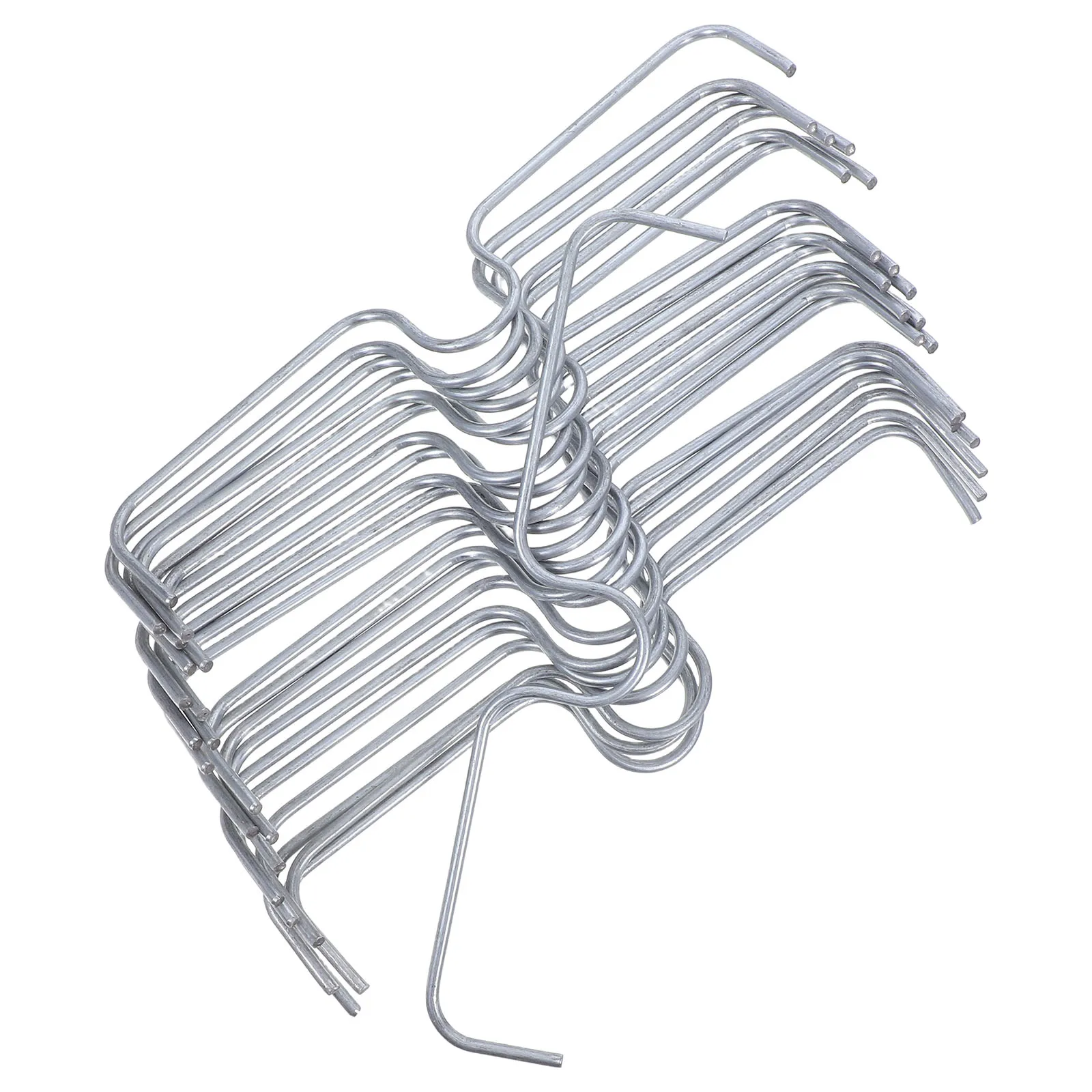 

21pcs MShaped Fruit Tree Branch Puller HotDip Galvanized Wire for 22cm Branches 21Hooks Reusable Garden Tool Plant Support