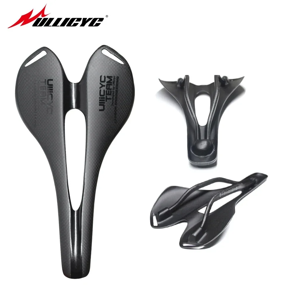 

Ullicyc superleggera full carbon fiber road bicycle parts saddle for men women mtb bike seat cushion 3K seat saddle ZD150