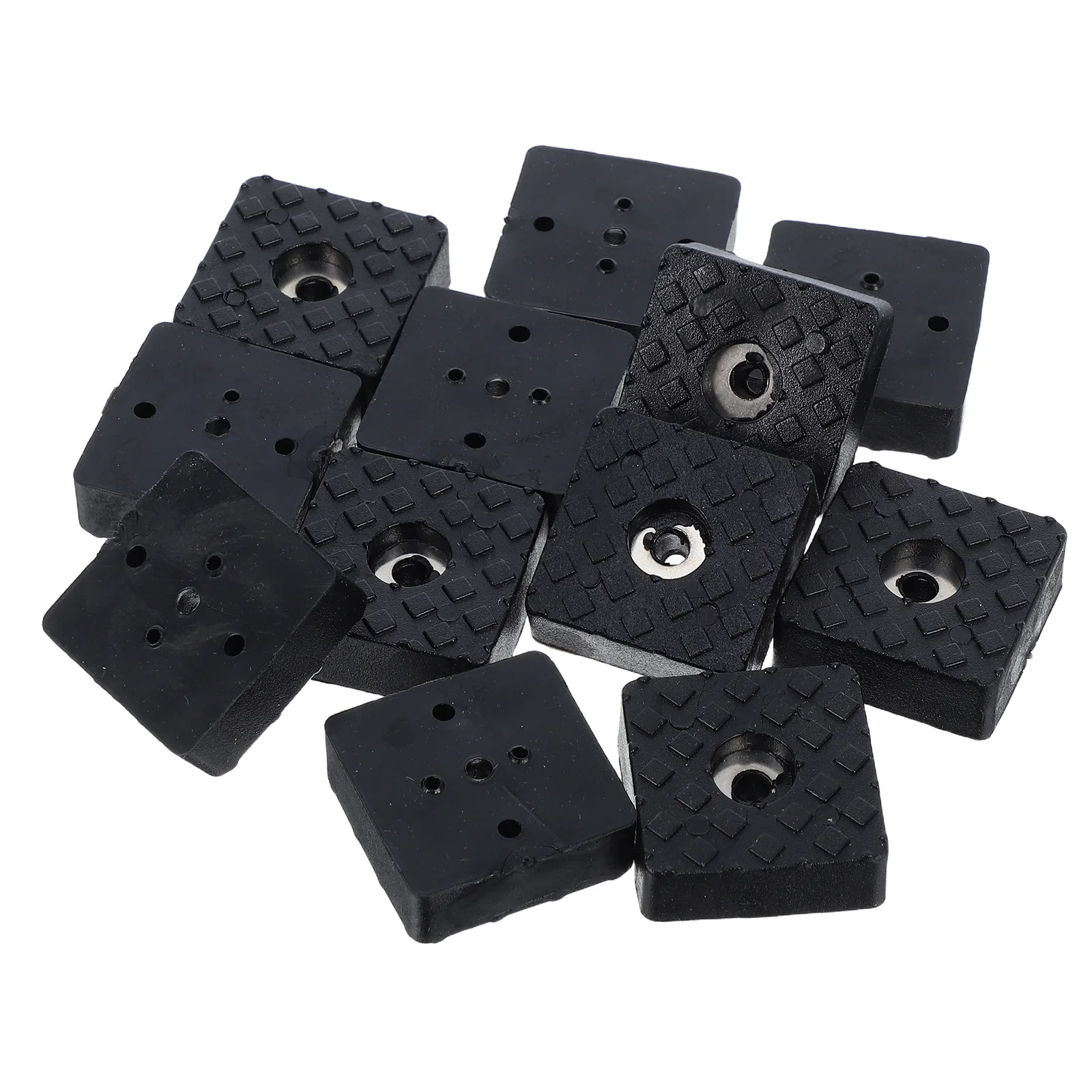 

12Pcs Non Slip Furniture Pads Nonslip Furniture Pads for Living Rooms Bedrooms Dining Areas Easy to Install Square Rubber Feet