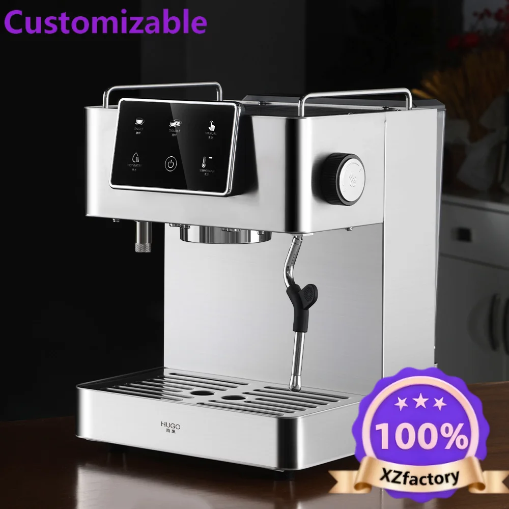 Factory Direct 2026 Macchina per caffè espresso commerciale grande in acciaio inossidabile semiautomatica da 15 bar