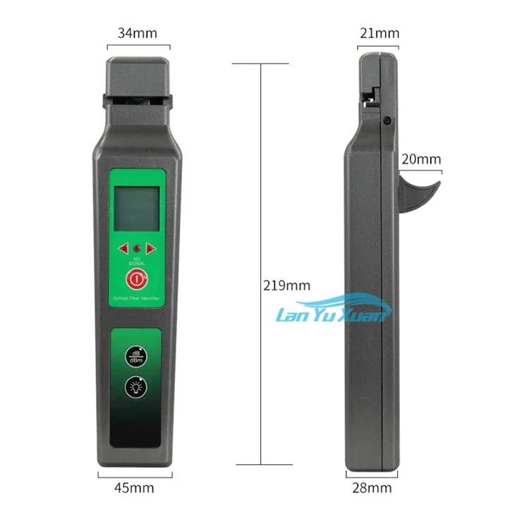 Brand New FTTH Optic Fiber Identifier Including VFL Red Light Handheld  Cable Tester