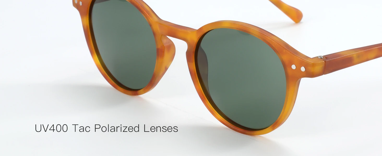 ZENOTTIC (S Size) Retro Circular Polarized Sunglasses 2026 2025 Men Women Vintage Small Round Sun Glasses UV400 Goggles Shades