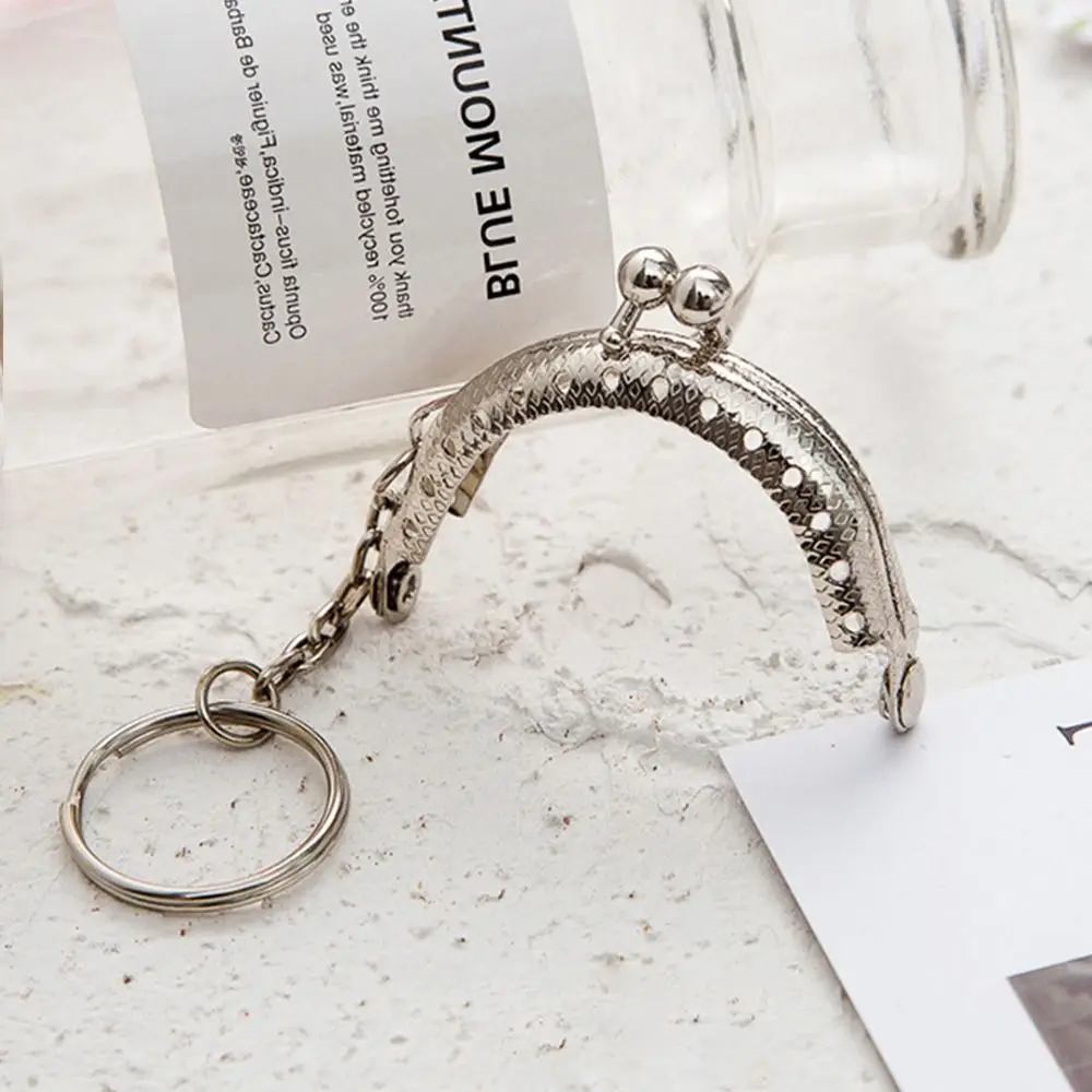 Metal DIY Craft Bag Making Handle Bag Accessories Purse Frame Kiss Clasp Bag Kiss Clasp Lock Purse Clasp Frame Purse Frame