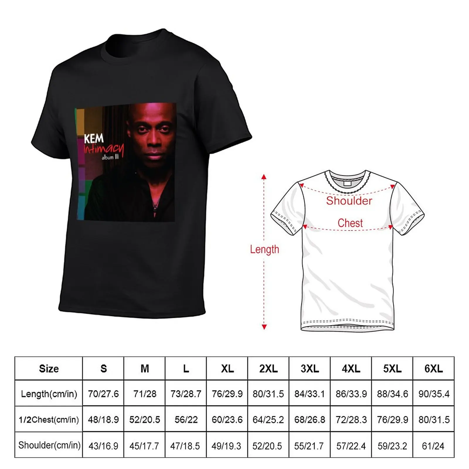 Kem Intimacy Album III T-Shirt oversizeds quick drying mens t shirts pack