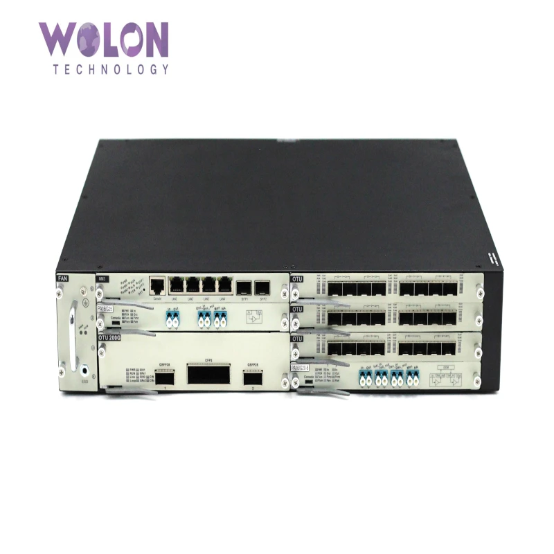 Wolon 400g โซลูชันส่งสัญญาณออปติคอล, โซลูชัน OTN DWDM แพลตฟอร์มเครือข่ายการขนส่งด้วยแสง2U ขนาดใหญ่