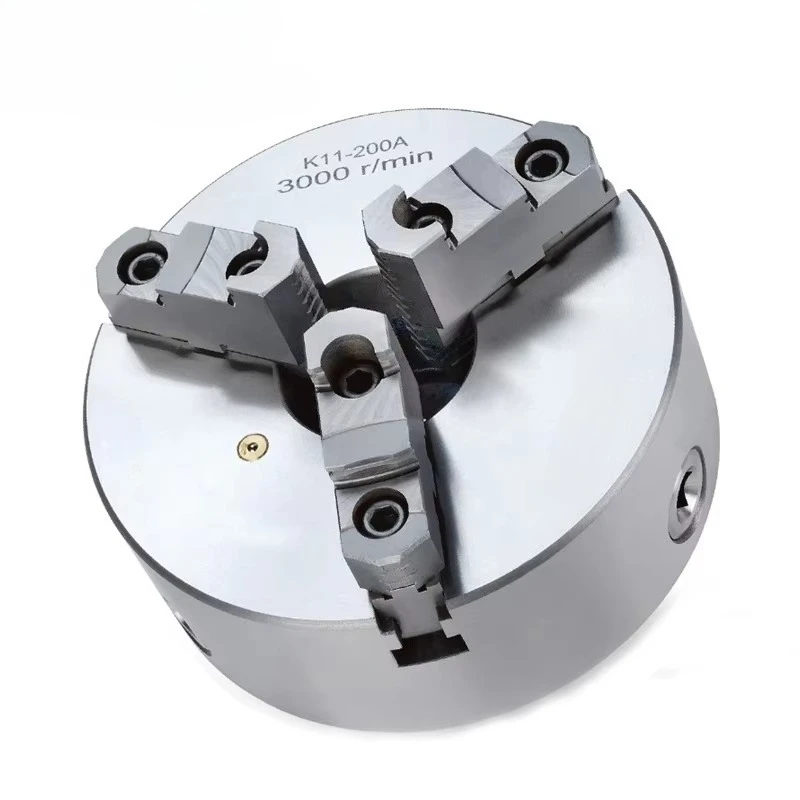 

Lathe Chuck 200mm With Reversible Jaw K11-200A 3 Jaw Self-centering Chuck 8inch Metal Lathe Chuck for Bench Lathe