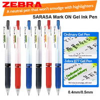 Zebra Sarasa Mark On Gel Ballpoint Pen JJ77 Anti-blotting Quick Dry Highlighters Proof Anti-fatigue Exams Notes Efficiency Tools
