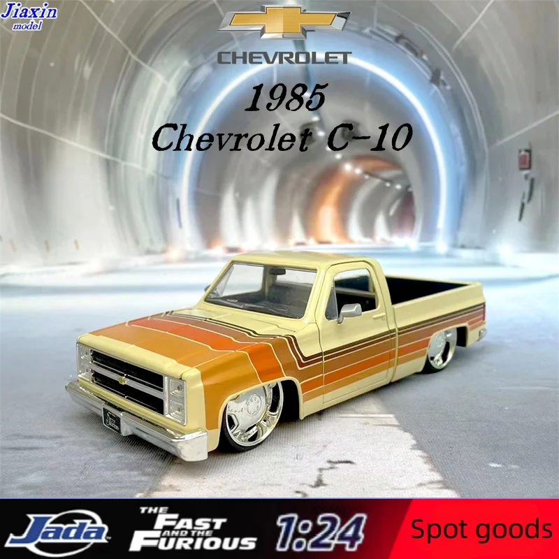 Jada1:24 Chevrolet pickup C10 alloy model simulated car model Collecting gifts for children gifts