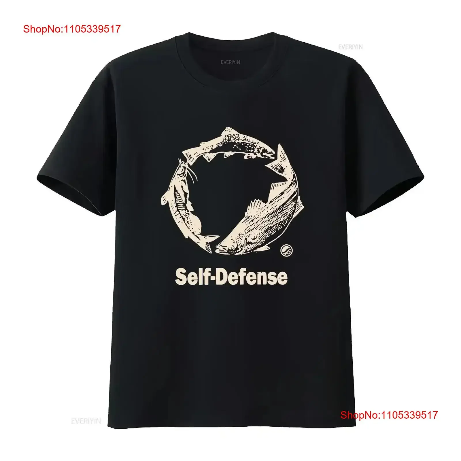 Camiseta negra de defensa personal Shoyoroll para hombre, talla mediana, estilo vintage, con gráfico, para uso diario, moda urbana, elegante
