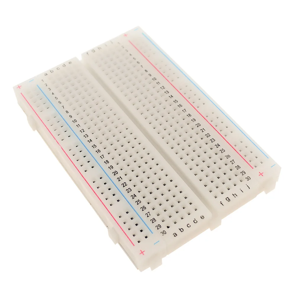 1 Pcs New 400 Tie Points Solderless PCB Breadboard Mini Universal Test Protoboard DIY Bread Board for Bus Test Circuit Board