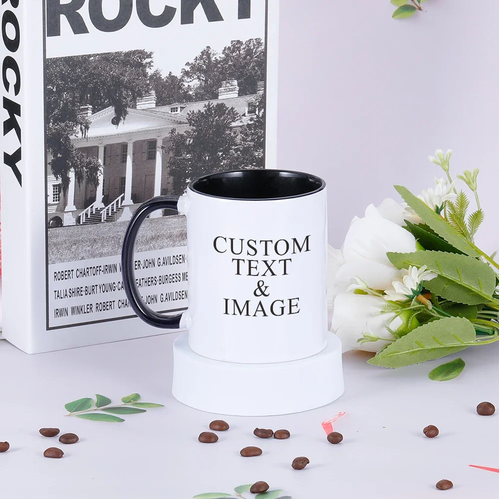 Custom Mug Personalized Coffee Mug Custom Photo Text Logo Novelty Customized Gifts for Men and Women Tea Cup 11oz Coffee Mug