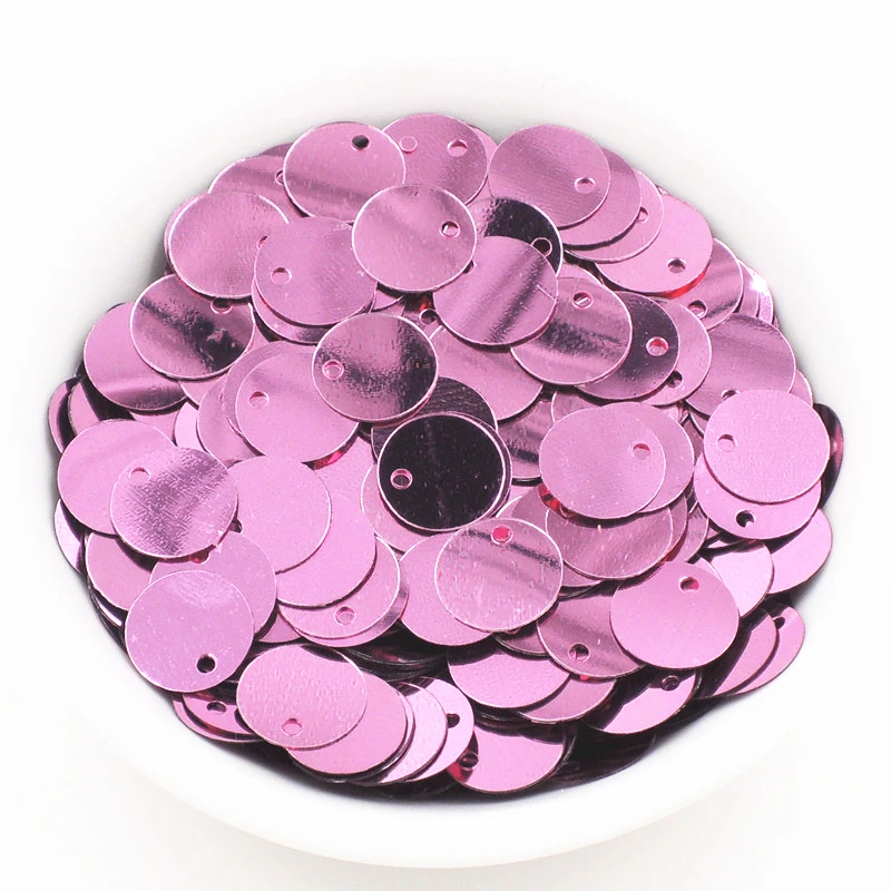 10g 10mm Sequins Large Flat Round Hole Loose Paillettes DIY Dance Decoration Wedding Handmade Crafts Lentejuelas Accessories