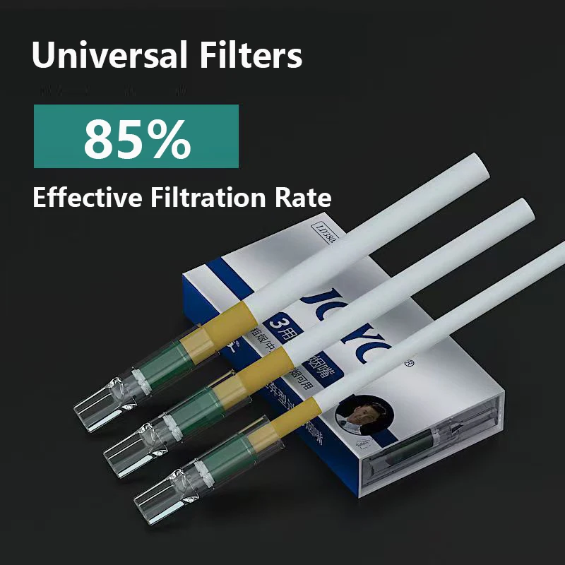 80 puntas de filtro desechables, paquetes de filtros de algodón Premium a granel, ajuste Universal para la mayoría de cigarrillos, paquete económico con sello de frescura