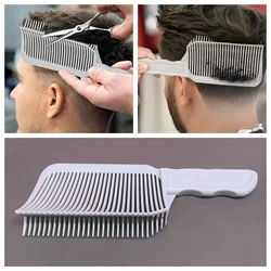 1Pcs Barber Hair Comb Fading Styling Flat Top Hair Cutting Fade Comb Men Hairdresser Fade Salon Accessories Tools