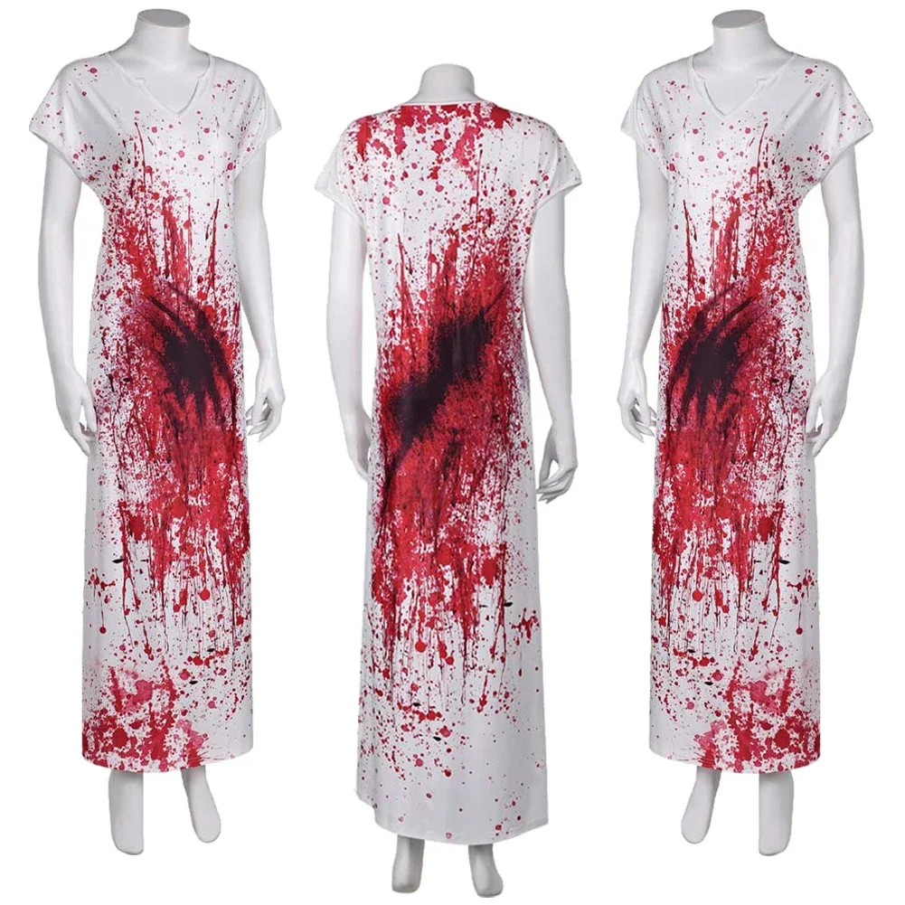 Horror Vrouwelijke Zombie Cosplay Fantasie Kleding Enge Film Terrifier 3 Kostuum Vermomming Volwassen Vrouwen Rolspel Fantasia Outfits