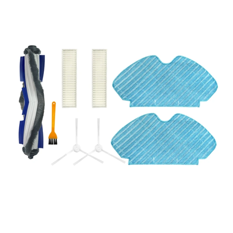 1ชุดอะไหล่สำหรับ Tefal Rowenta X-plorer Serie60 RG7447ขัด RG7455WH แปรงหลักด้านข้างแปรงกรองซับอุปกรณ์เสริม