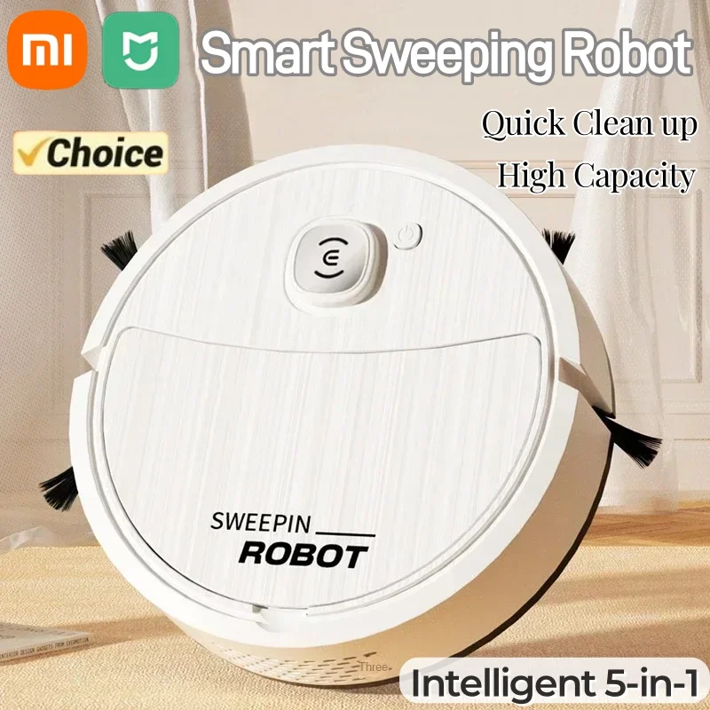 Xiaomi Automatic Sweeping Robot Intelligent 5-In-1 Mini Home Floor Robotic Vacuum Cleaner USB Rechargeable Strong SuctionCleaner