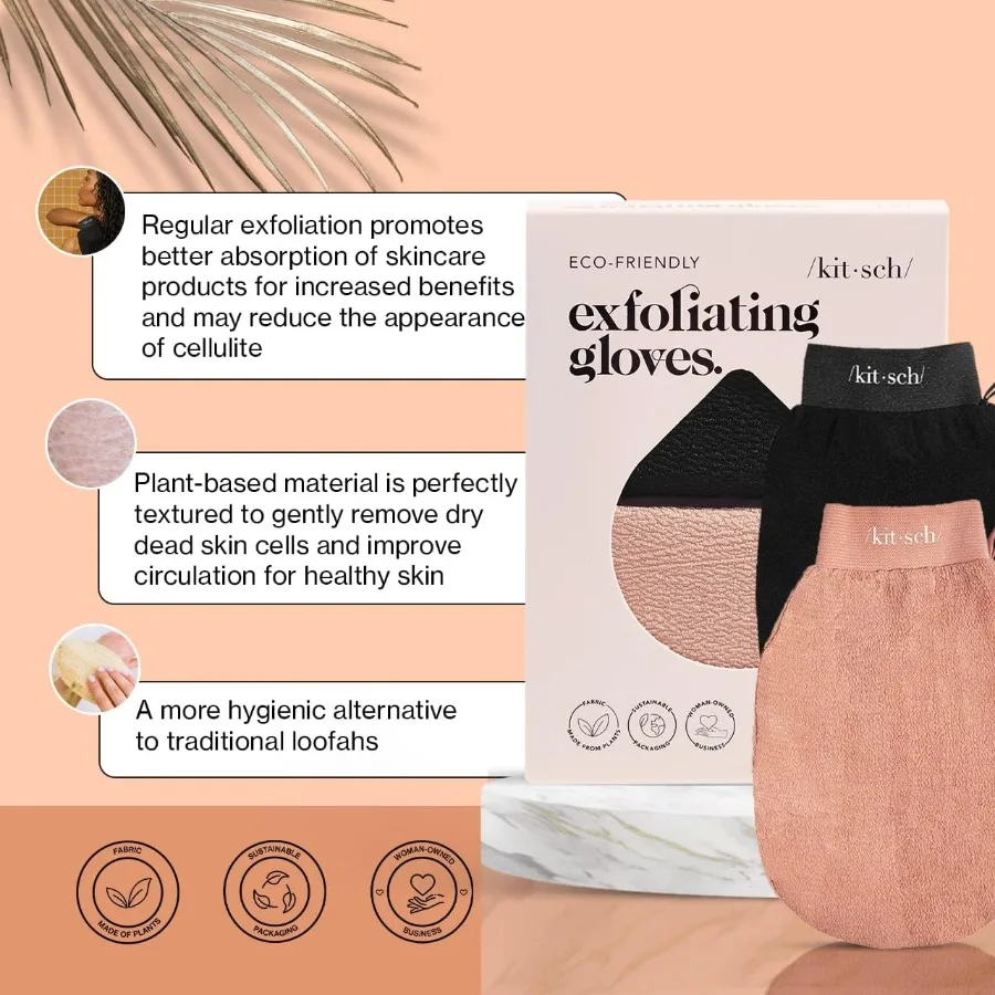 각질 제거 장갑 2개입 한국식 각질 제거 미트 딥 각질 제거 바디 스크러버 샤워 목욕 바디 각질 제거제 각질 제거