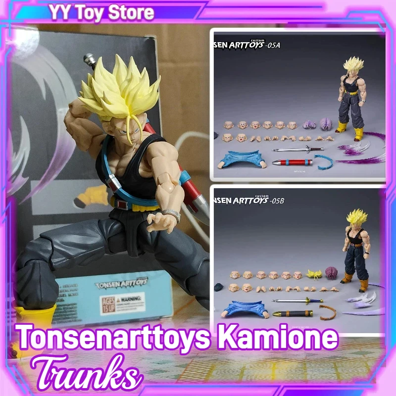 

Tonsenarttoys Tonsen Arttoys Kamione Dragon Z Ball Super Saiyan Trunks 05a 05b Anime Action Figures Custom Accessories Toys gift