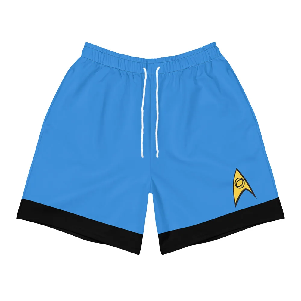 

Star Trek Science Uniform Adult Shorts Summer Loose Fashion Design 3D Printing Half Pants Casual Soft Unisex Streetwear Men