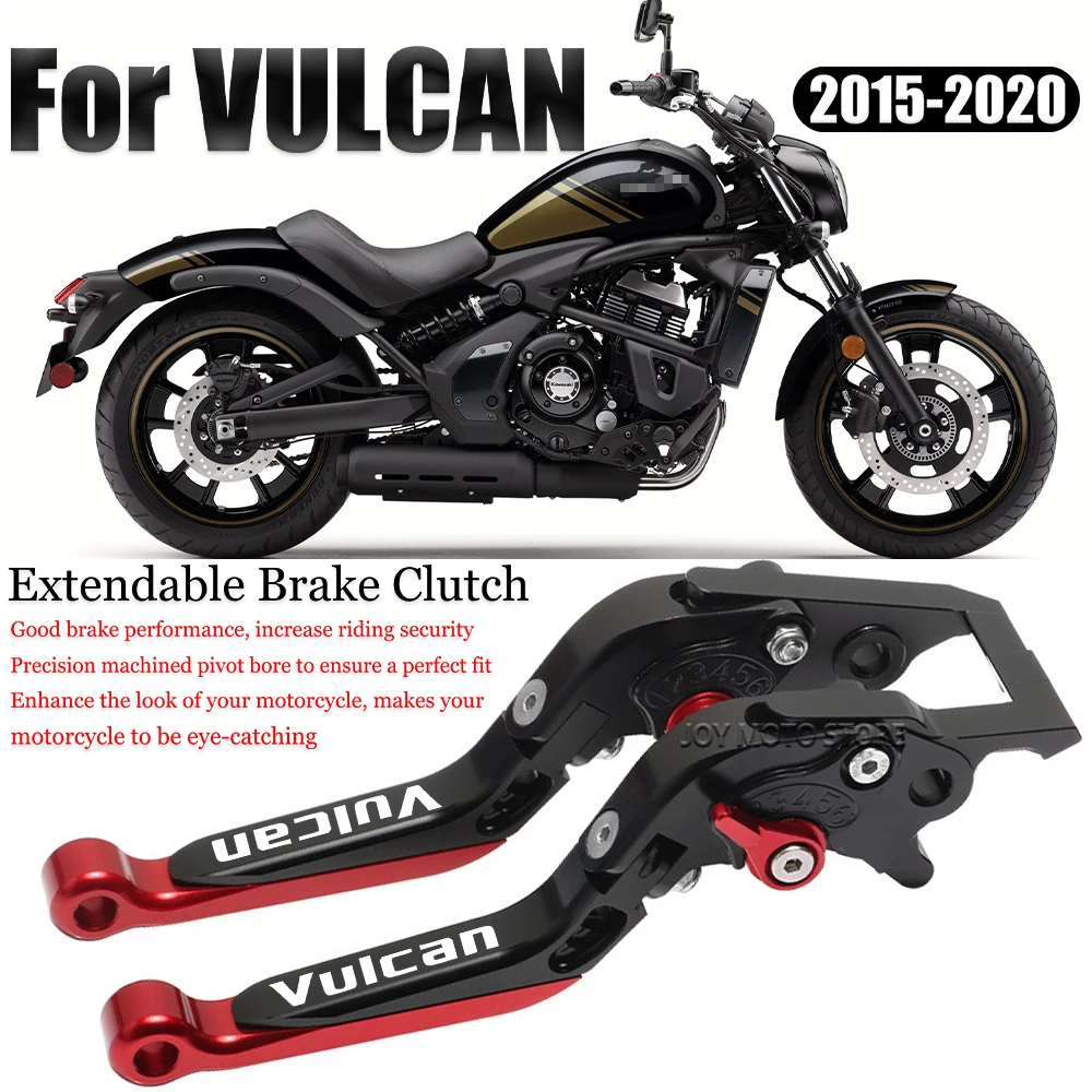 

For Vulcan vulcan 2015-2020 Motorcycle Accessories CNC Clutch Lever Brake Lever Set Adjustable Folding Handle Levers