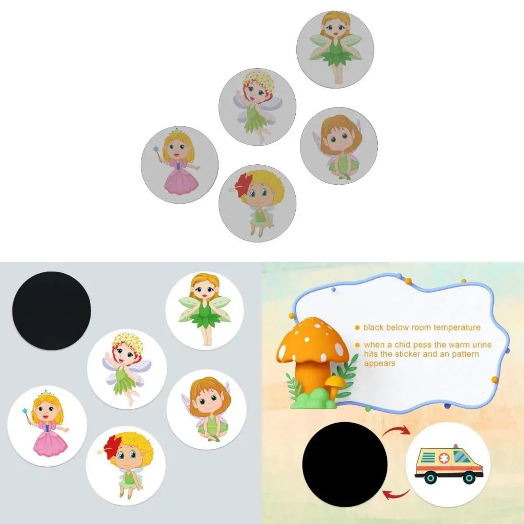 

Многоразовые забавные наклейки для приучения к горшку, волшебные наклейки для мальчиков и девочек, горшок