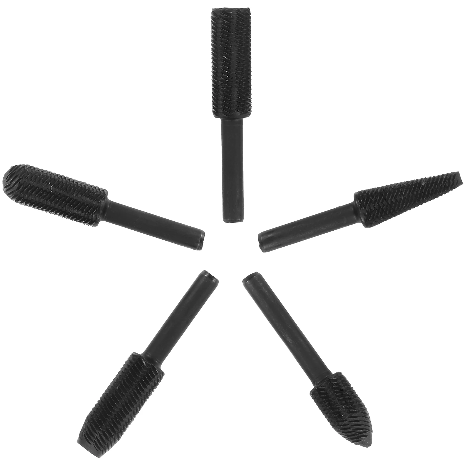 

5pcs Electric Grinding High Speed Rotary Files Metal Engraving Bits Steel Professional Design Versatile Shaped Soft