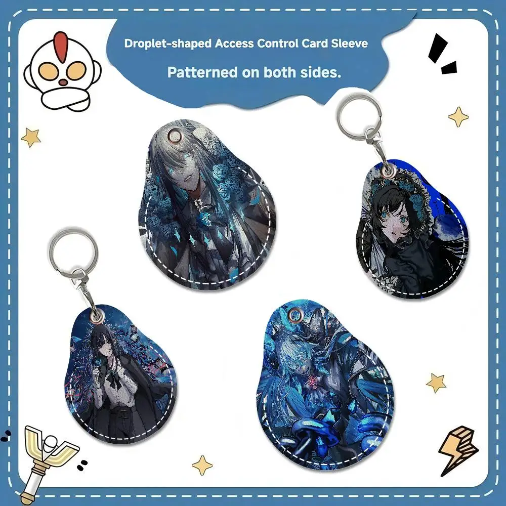 المغني أدو حامل مفتاح جديد بو الجلود مفتاح الحقيبة ضئيلة مدبرة المنزل مفتاح الوصول مدخل الحرس بطاقة حامي حامل #3