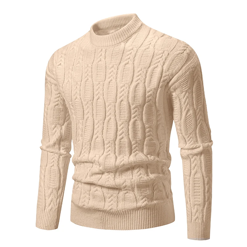 Autunno Inverno Uomo O-Collo Maglione lavorato a maglia Moda Vitalità giovanile Maglieria Pullover Uomo Caldo Casual Coppia Pullover Maglioni